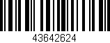 Código de barras (EAN, GTIN, SKU, ISBN): '43642624'