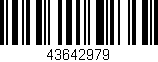 Código de barras (EAN, GTIN, SKU, ISBN): '43642979'