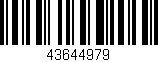 Código de barras (EAN, GTIN, SKU, ISBN): '43644979'
