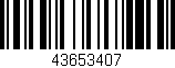Código de barras (EAN, GTIN, SKU, ISBN): '43653407'