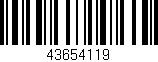 Código de barras (EAN, GTIN, SKU, ISBN): '43654119'