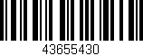 Código de barras (EAN, GTIN, SKU, ISBN): '43655430'