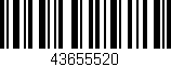 Código de barras (EAN, GTIN, SKU, ISBN): '43655520'