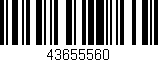 Código de barras (EAN, GTIN, SKU, ISBN): '43655560'