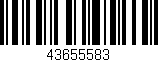 Código de barras (EAN, GTIN, SKU, ISBN): '43655583'