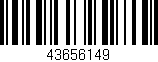 Código de barras (EAN, GTIN, SKU, ISBN): '43656149'