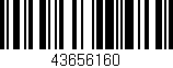 Código de barras (EAN, GTIN, SKU, ISBN): '43656160'