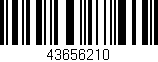 Código de barras (EAN, GTIN, SKU, ISBN): '43656210'