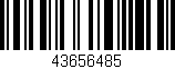 Código de barras (EAN, GTIN, SKU, ISBN): '43656485'