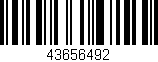 Código de barras (EAN, GTIN, SKU, ISBN): '43656492'