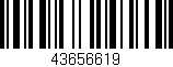 Código de barras (EAN, GTIN, SKU, ISBN): '43656619'