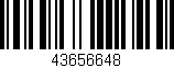 Código de barras (EAN, GTIN, SKU, ISBN): '43656648'