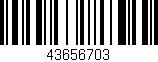 Código de barras (EAN, GTIN, SKU, ISBN): '43656703'
