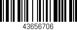 Código de barras (EAN, GTIN, SKU, ISBN): '43656706'
