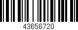 Código de barras (EAN, GTIN, SKU, ISBN): '43656720'