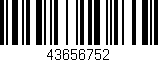 Código de barras (EAN, GTIN, SKU, ISBN): '43656752'