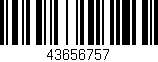 Código de barras (EAN, GTIN, SKU, ISBN): '43656757'