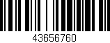 Código de barras (EAN, GTIN, SKU, ISBN): '43656760'