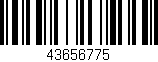 Código de barras (EAN, GTIN, SKU, ISBN): '43656775'