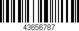 Código de barras (EAN, GTIN, SKU, ISBN): '43656787'