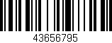 Código de barras (EAN, GTIN, SKU, ISBN): '43656795'