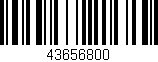 Código de barras (EAN, GTIN, SKU, ISBN): '43656800'