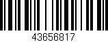 Código de barras (EAN, GTIN, SKU, ISBN): '43656817'