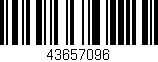 Código de barras (EAN, GTIN, SKU, ISBN): '43657096'
