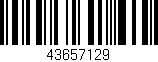 Código de barras (EAN, GTIN, SKU, ISBN): '43657129'