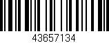 Código de barras (EAN, GTIN, SKU, ISBN): '43657134'