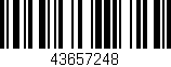 Código de barras (EAN, GTIN, SKU, ISBN): '43657248'