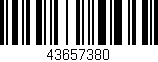 Código de barras (EAN, GTIN, SKU, ISBN): '43657380'