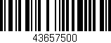 Código de barras (EAN, GTIN, SKU, ISBN): '43657500'