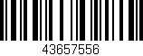 Código de barras (EAN, GTIN, SKU, ISBN): '43657556'