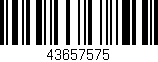 Código de barras (EAN, GTIN, SKU, ISBN): '43657575'
