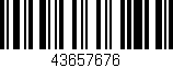 Código de barras (EAN, GTIN, SKU, ISBN): '43657676'