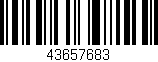 Código de barras (EAN, GTIN, SKU, ISBN): '43657683'