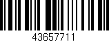 Código de barras (EAN, GTIN, SKU, ISBN): '43657711'