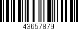 Código de barras (EAN, GTIN, SKU, ISBN): '43657879'