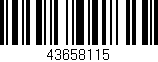 Código de barras (EAN, GTIN, SKU, ISBN): '43658115'