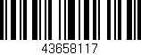 Código de barras (EAN, GTIN, SKU, ISBN): '43658117'