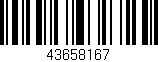 Código de barras (EAN, GTIN, SKU, ISBN): '43658167'
