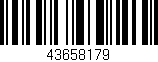 Código de barras (EAN, GTIN, SKU, ISBN): '43658179'