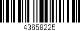 Código de barras (EAN, GTIN, SKU, ISBN): '43658225'
