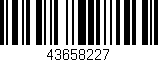 Código de barras (EAN, GTIN, SKU, ISBN): '43658227'