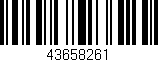 Código de barras (EAN, GTIN, SKU, ISBN): '43658261'