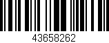 Código de barras (EAN, GTIN, SKU, ISBN): '43658262'