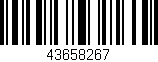Código de barras (EAN, GTIN, SKU, ISBN): '43658267'
