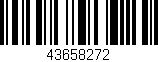Código de barras (EAN, GTIN, SKU, ISBN): '43658272'
