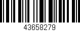 Código de barras (EAN, GTIN, SKU, ISBN): '43658279'